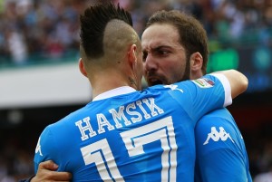 Higuain festeggia il vantaggio